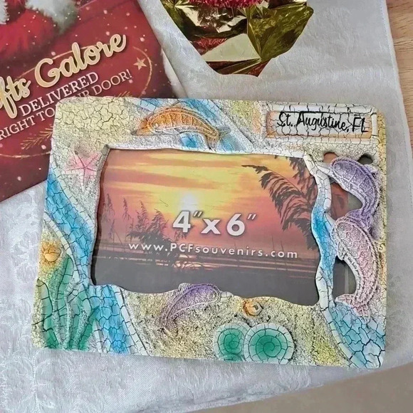 FRAME ST. AUGUSTINE FL 4" X 6" PCF SOUVENIRS - Picture 2 of 6